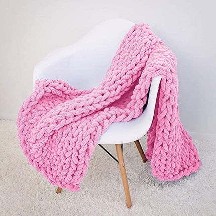 Chenille thick thread blanket handmade blanket - Wnkrs