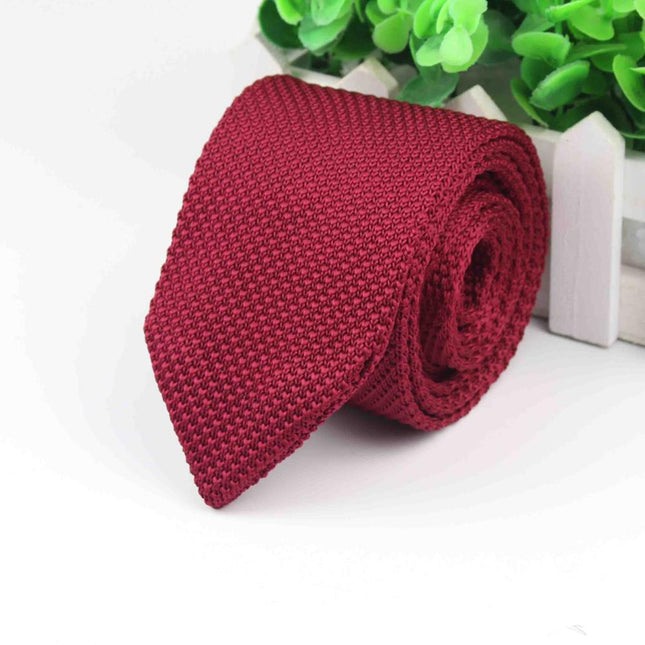 Men's Casual Knitted Cotton Tie - Wnkrs