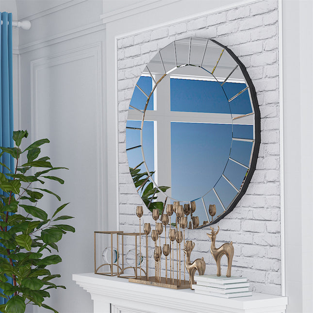 Miroir décoratif rond pour décoration murale