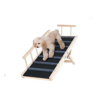 Rampa plegable ajustable para mascotas