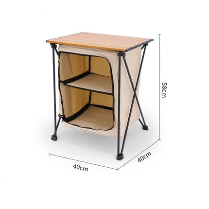 Compact 2-in-1 Outdoor Folding Table & Storage Box - Wnkrs