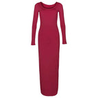 O-Neck Wine Red / S