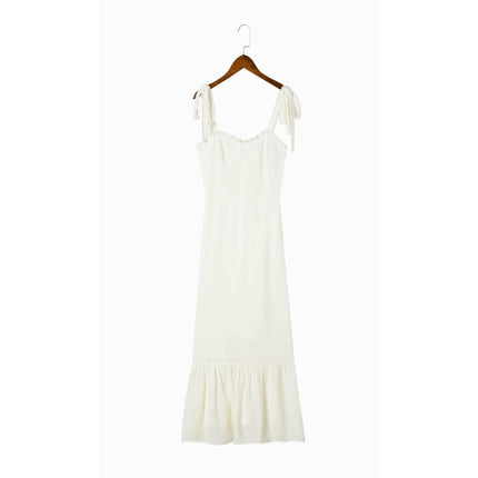 Women's Casual Ruffled Maxi Dress - Wnkrs