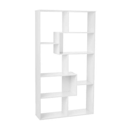 Modern 8-Cube White Bookcase - Wnkrs