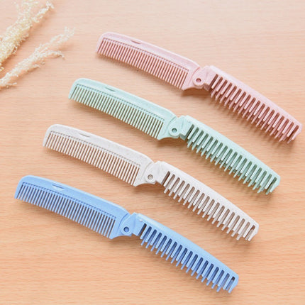 Brosse à cheveux et peigne antistatiques pliables et portables