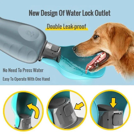 800ML Multi-Color Dog Water Bottle - Wnkrs