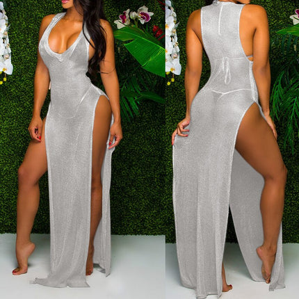 Women's Mesh Maxi Dress - Wnkrs