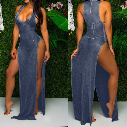 Women's Mesh Maxi Dress - Wnkrs