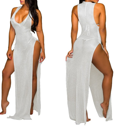 Women's Mesh Maxi Dress - Wnkrs