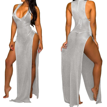 Women's Mesh Maxi Dress - Wnkrs