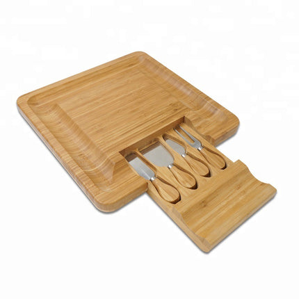 Bamboo cheese board set cheese cutting board - Wnkrs