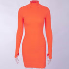 Orange dress / L
