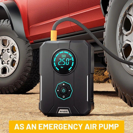 4-in-1 Car Jump Starter with Portable Air Compressor, Power Bank & Emergency Lighting - Wnkrs