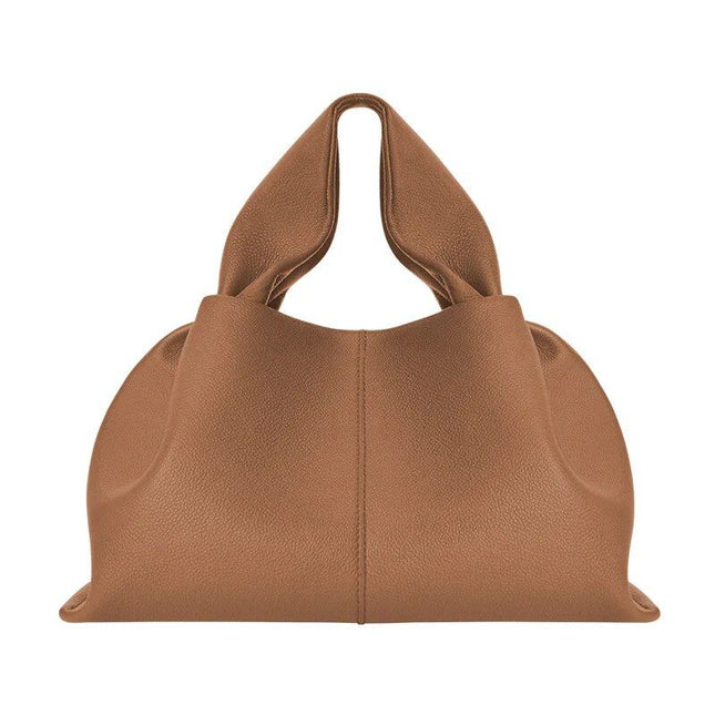 Sac fourre-tout luxueux en cuir PU plissé froncé