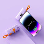 Púrpura (cable tipo C) / 30000 mAh