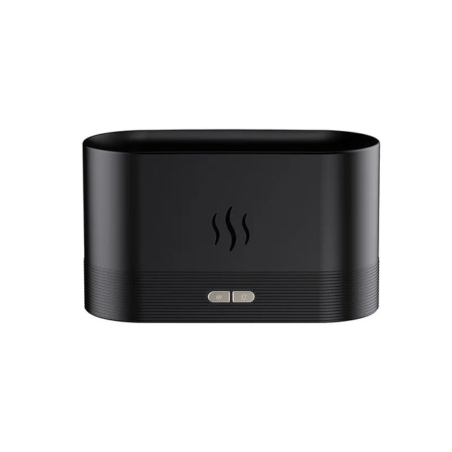 Diffuseur d'huiles essentielles USB avec brumisateur à flamme 3D pour bureau et chambre à coucher