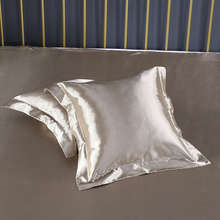 Pure color silk square pillowcase - Wnkrs