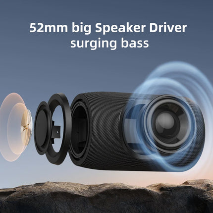 Portable Bluetooth Speaker with 3D Stereo Sound