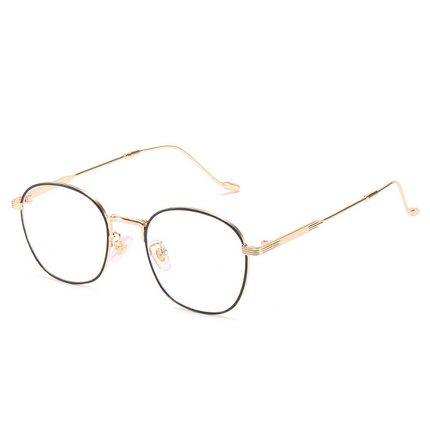 Lunettes d'ordinateur rondes vintage unisexes