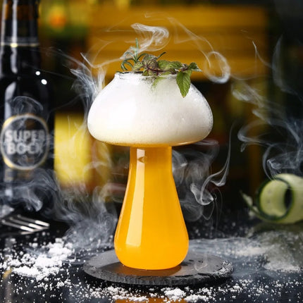 250ml Transparent Mushroom Shaped Cocktail Glass