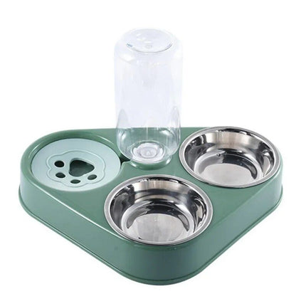 3 in 1 Pet Dog Feeder Bowl - Wnkrs