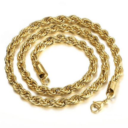 New Fashion Twisted Rope Link Chain - Wnkrs