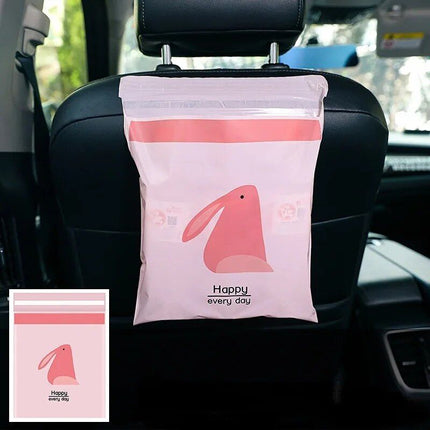 Waterproof Disposable Car Trash Bag with Strong Adhesive - Wnkrs