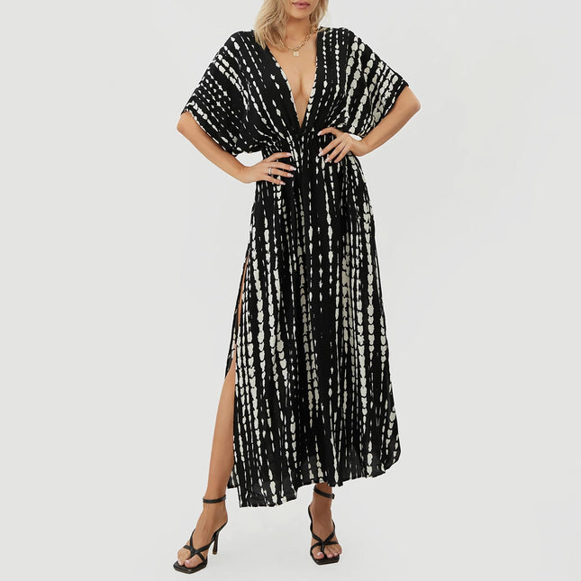 Robe longue de plage bohème