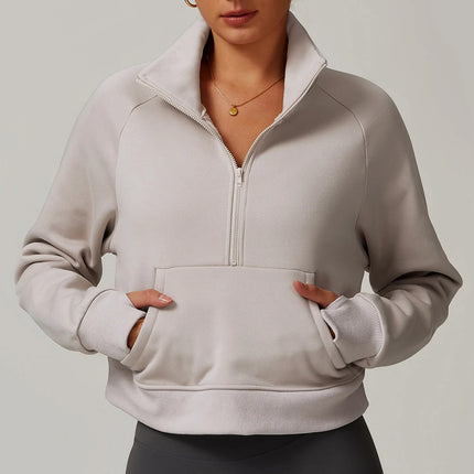 Sweat à capuche en polaire d'hiver pour femme