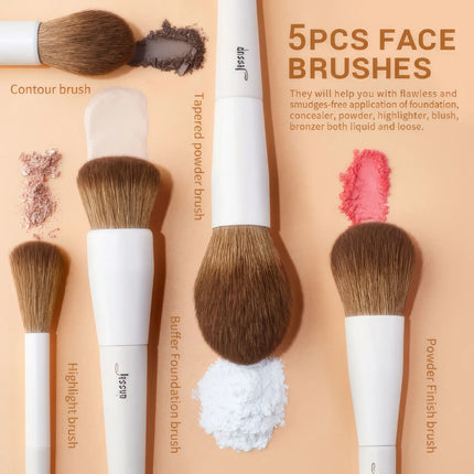 Ultimate Makeup Brush Set: Achieve Flawless Beauty with 14pc T329 Collection