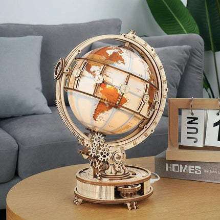 3D Wooden Puzzle Telescope and Orrery Model Kits - Wnkrs