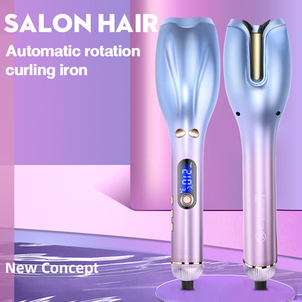 Multi-Automatic LCD Ceramic Rotating Hair Curler