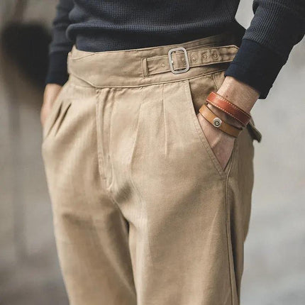 Pantalones cargo elásticos casuales para hombre