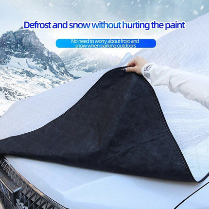 Winter Car Protection: Lengthen & Thicken Windshield Snow Cover - Wnkrs