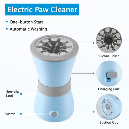 Nettoyeur électrique automatique de pattes de chien