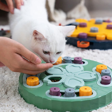 Jouet puzzle à alimentation lente