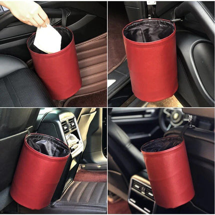 Waterproof Foldable Car Trash Can with Dual-Layer Design - Wnkrs