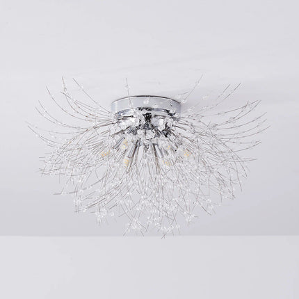 Elegant Gold/Silver Crystal LED Ceiling Light - Wnkrs