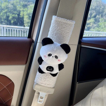 Plush Doll Rabbit Bear Car Seat Belt Shoulder Cover - Wnkrs