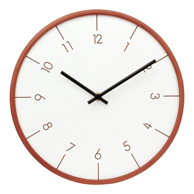 Horloge murale décorative en bois