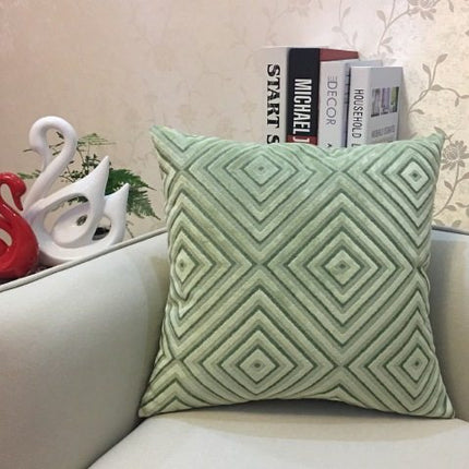 Home Decorative Sofa Throw Pillows Flannel Cushion Cover - Wnkrs