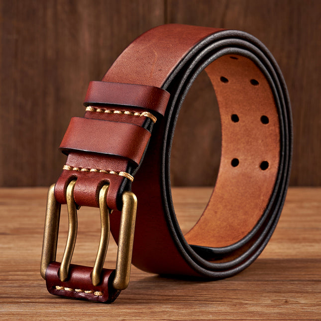 Ceinture vintage pour homme de 3,8 cm de large