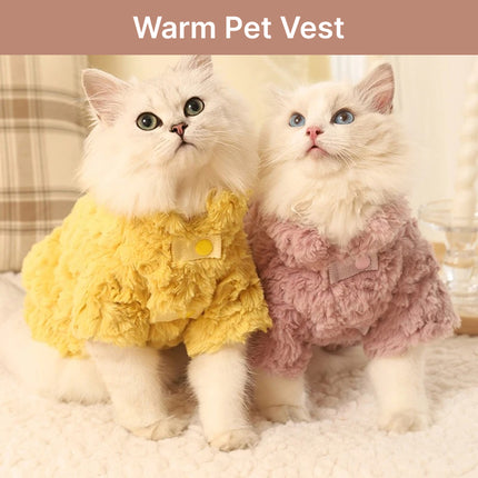 Gilet chaud pour animaux de compagnie pour chats et petits chiens