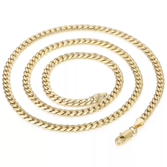 Gold Cuban Link Chain Necklace for Men - Wnkrs