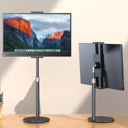Adjustable Rotating Portable Monitor Stand - Enhance Your Work Setup!