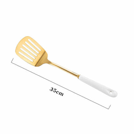 Nordic Stainless Steel Kitchen Utensils Spatula Ceramic Handle - Wnkrs