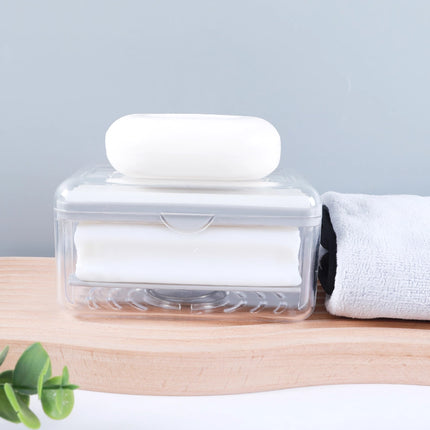 Roller Type Soap Dish Holder for Bathroom with Drainage and Storage