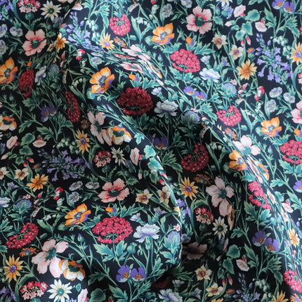 Black Bottom 80 LIBERTY Poplin High Count Cotton Fabric - Wnkrs