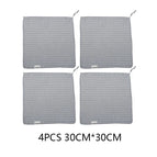 4pcs Grey 30x30cm