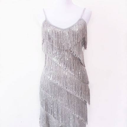 Women's Sequined Retro Dress - Wnkrs